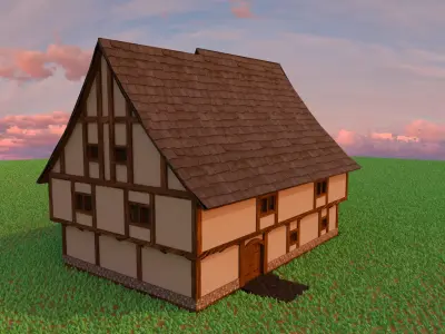 Medieval Tavern 3D model purchase