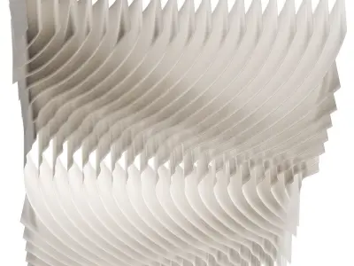 decorative fabric ceiling 3D model