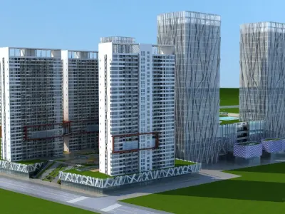 Cityscape 9 3D model