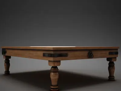 Antique Coffe Table 3D model