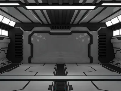 Sci Fi Interior 3D model