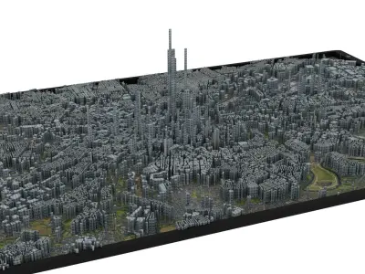 City of Manchester 3D model