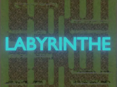 LABYRINTHE minecraft maze mod screenshots Low-poly 3D model