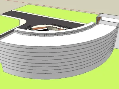 vacation spot-Resort-Fashion Leisure Hotel-0221 3D model