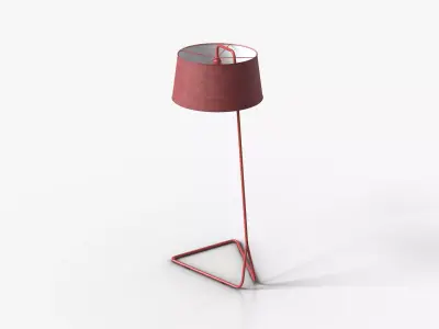 Sextans Floor Lamp Low-poly 3D model