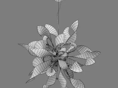 75426x Turbio Lightstar Hanging Chandelier 3D model
