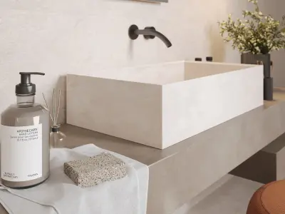 Bathroom scene Pacific 3D model