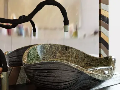 Ethnic wash stand Nut 3D model