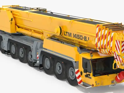  Liebherr LTM 1450 Mobile Crane Rigged 