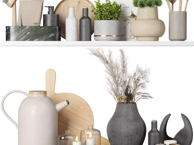 Kitchen accessories 02 3D model