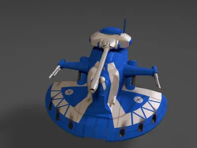 STAR WARS Droid Army AAT 3D model