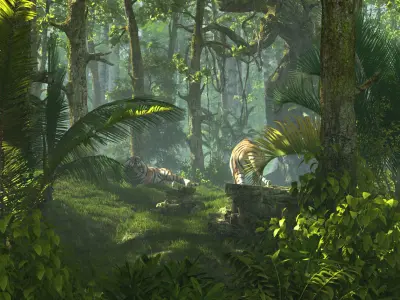 Tiger Forest 3D model