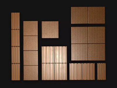 Blind Tile Low-poly 3D model