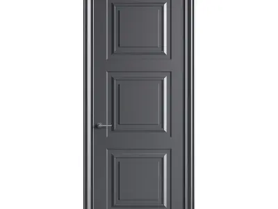Modern entrance door 83 3D model