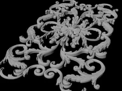 dekor ornament 3D model 149
