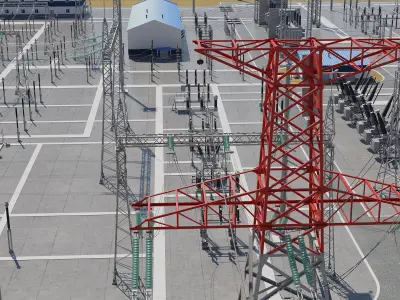  Power substation kitbash 