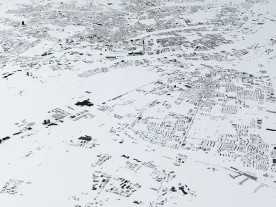 Copenhagen Streets and Buildings 3D model