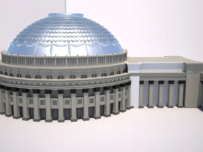 Novosibirsk Opera and Ballet Theatre 3D model