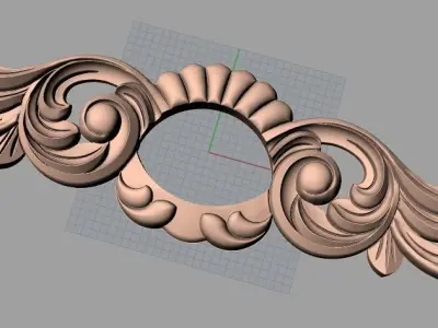 Artcam Aspire 3D relief models STL Files used for CNC E580 3D model