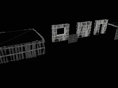 House Clay and Wood Free low-poly 3D model