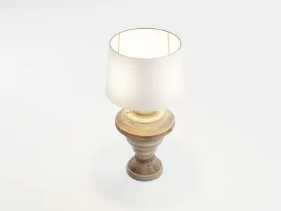 Wooden Lampshade 3D model