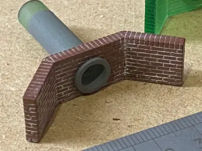 Model Railway Brick Pipe Culverts 3D print model
