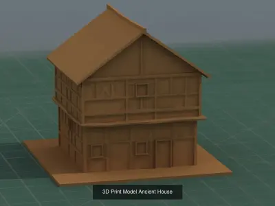 Wargame Building 3D Print 3D Model Pack
