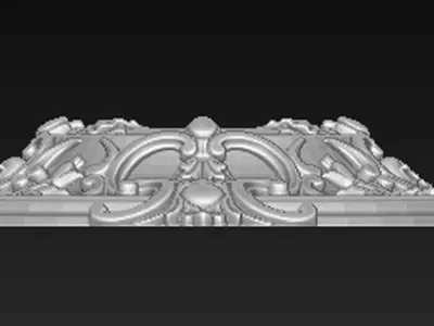 Ceiling Relief 2   3D model 3D print model
