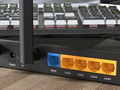 Tp Link Archer AX50 Wifi 6 Router 3D model