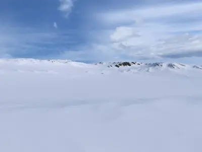 Snow Mountain 03 Low-poly 3D model purchase