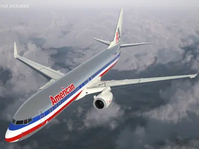  American Airlines Boeing 737-900 with Interior 