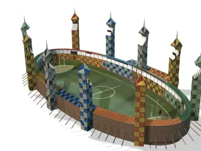 Quiddich Stadium 3D model