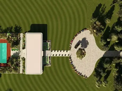 Modern Minimalist Villa 3D model