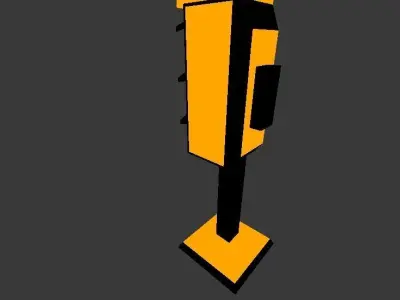 Traffic Light Free low-poly 3D model
