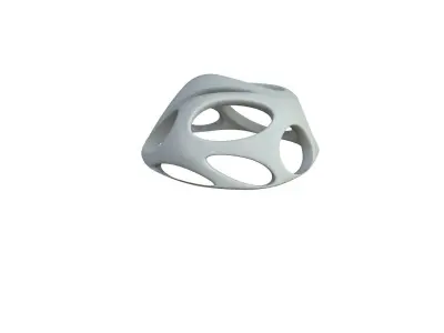 SciFi Cube Object No 48153 Low Poly Shape Low-poly 3D model