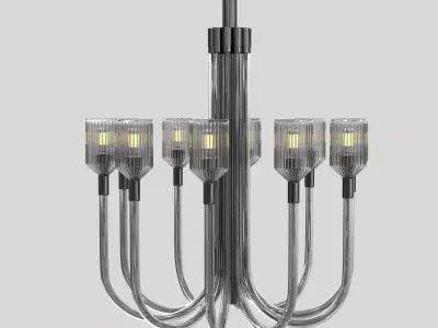 Reverie Medium Single Tier Chandelier Visual Comfort 3D model