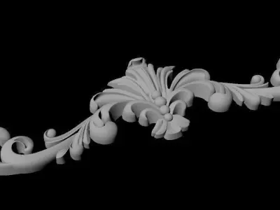 dekor ornate ornament 3D model 3