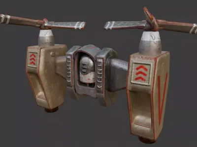 Old Jetpack 3D model