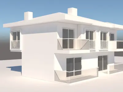 Modern Summer House  3D model