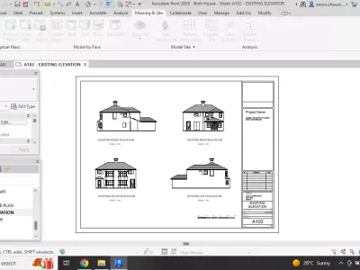 Traditional Residential House 3D model