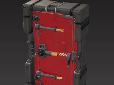 futuristic sci-fi door 3D print model get