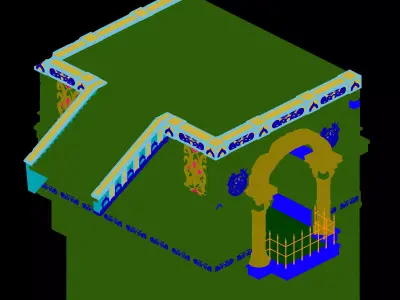 Funeral Land - Platform 3D model