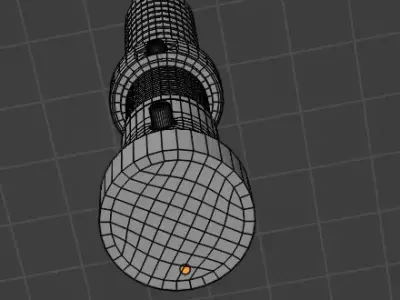 Light saber Free low-poly 3D model
