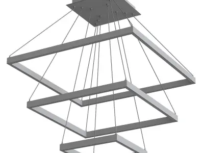 Quad Pendant 3D model