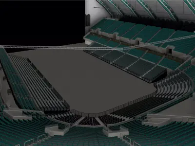 Jim Whelan Boardwalk Hall 3D model