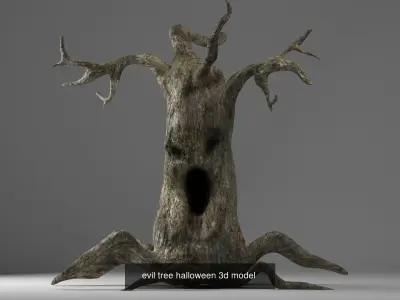 Halloween scary element  3D Model Pack