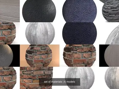 set of materials Texture