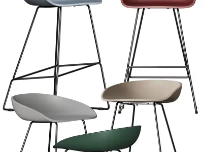 Bar Stool AAS 3D model