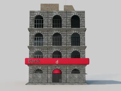 Bank Invest Money 3D model