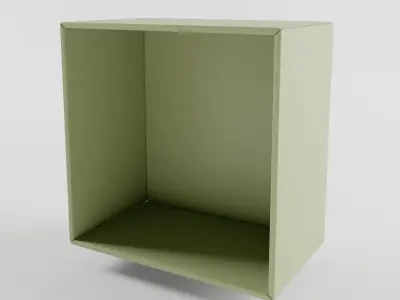 Wall Cabinet Low-poly 3D model